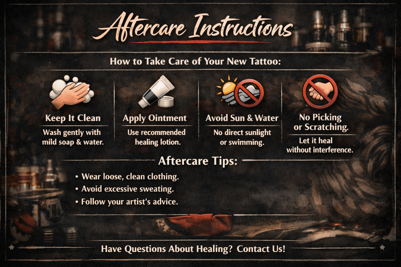 Aftercare Instructions