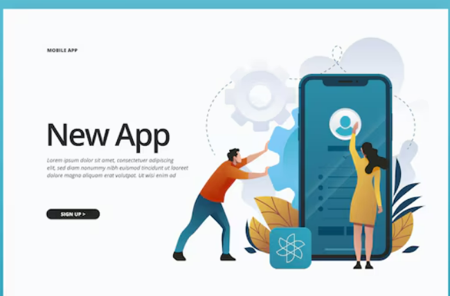 Mobile App Screen Mockup
