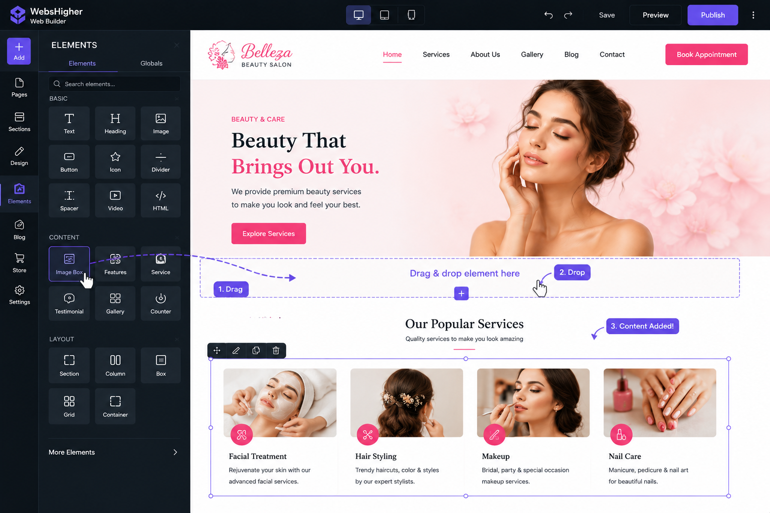 Wellness and Booking Dashboard