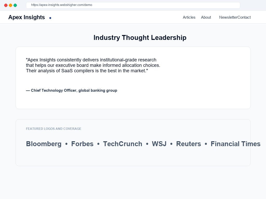 Thought Leadership