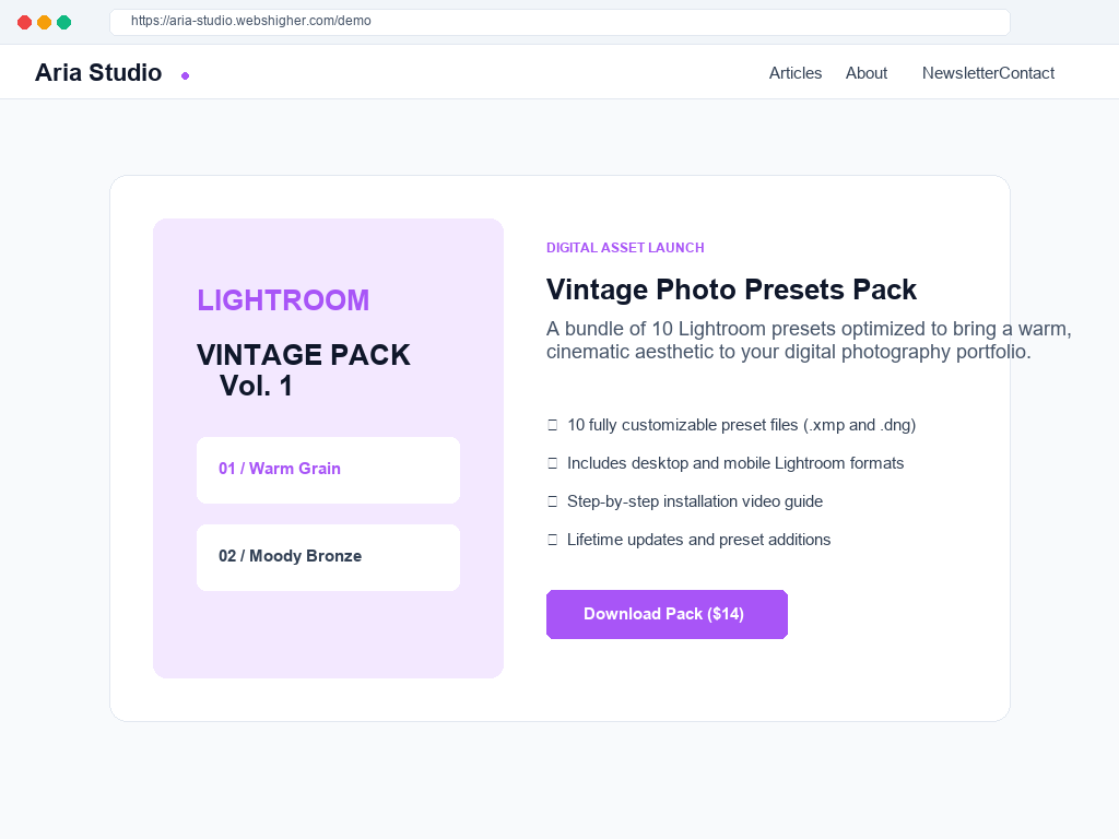 Digital Asset Store