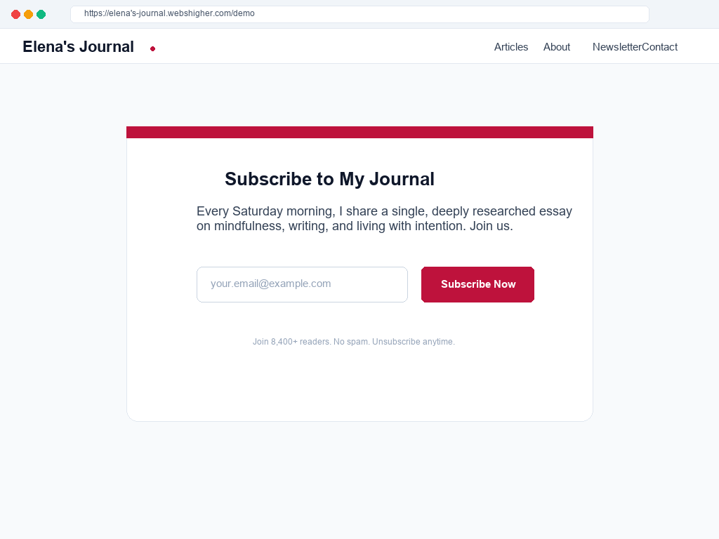 Saturday Newsletter