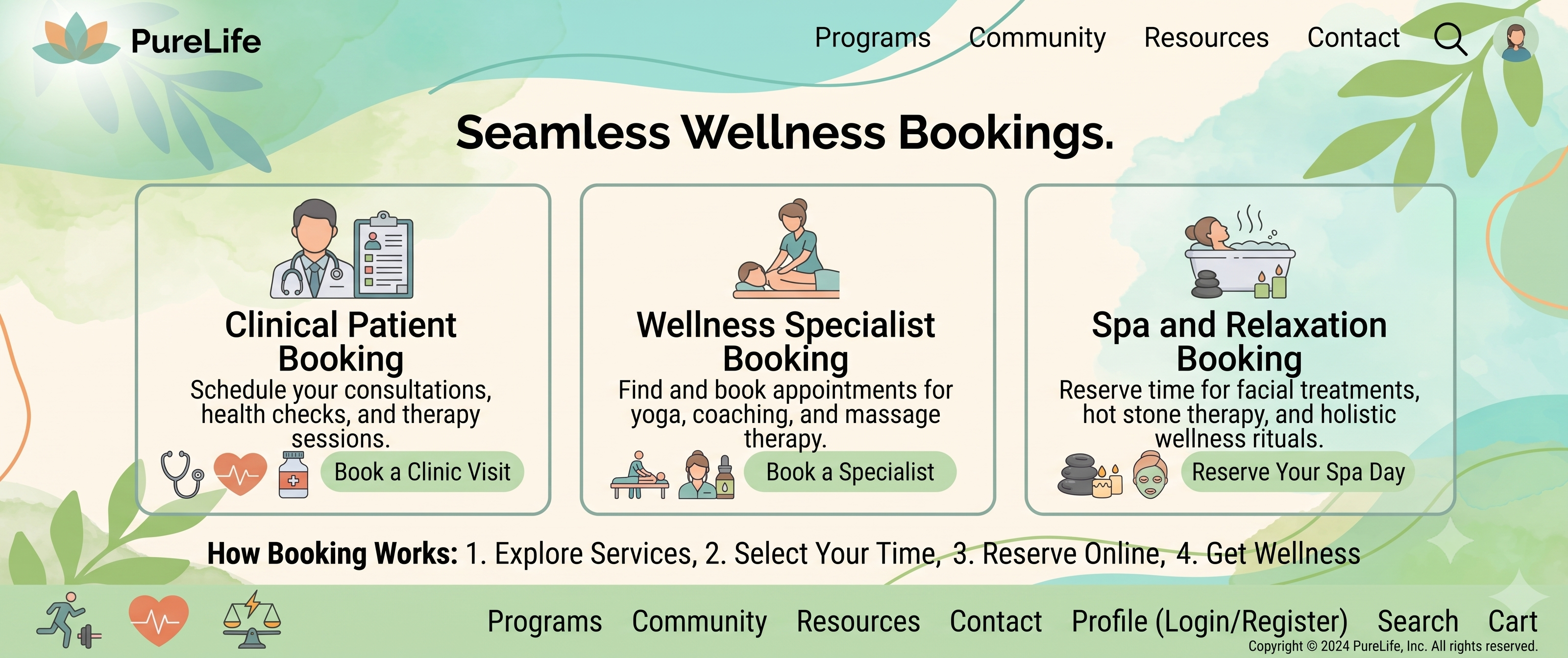 Patient and client bookings
