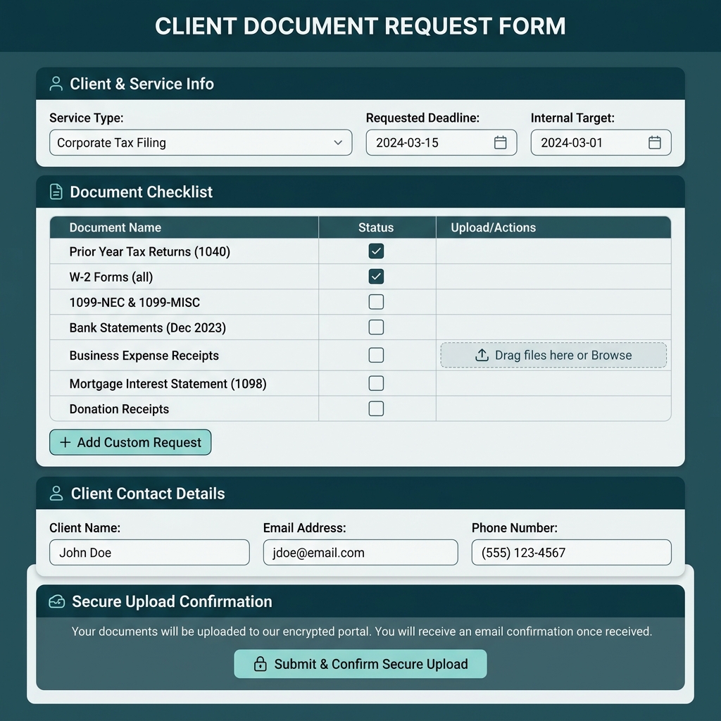 Document Request Flow