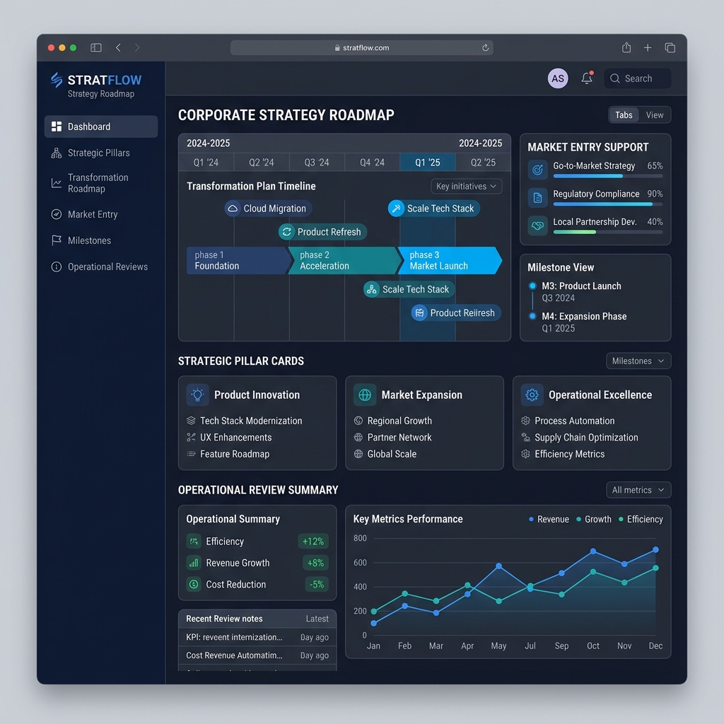 Strategy Roadmap Pages