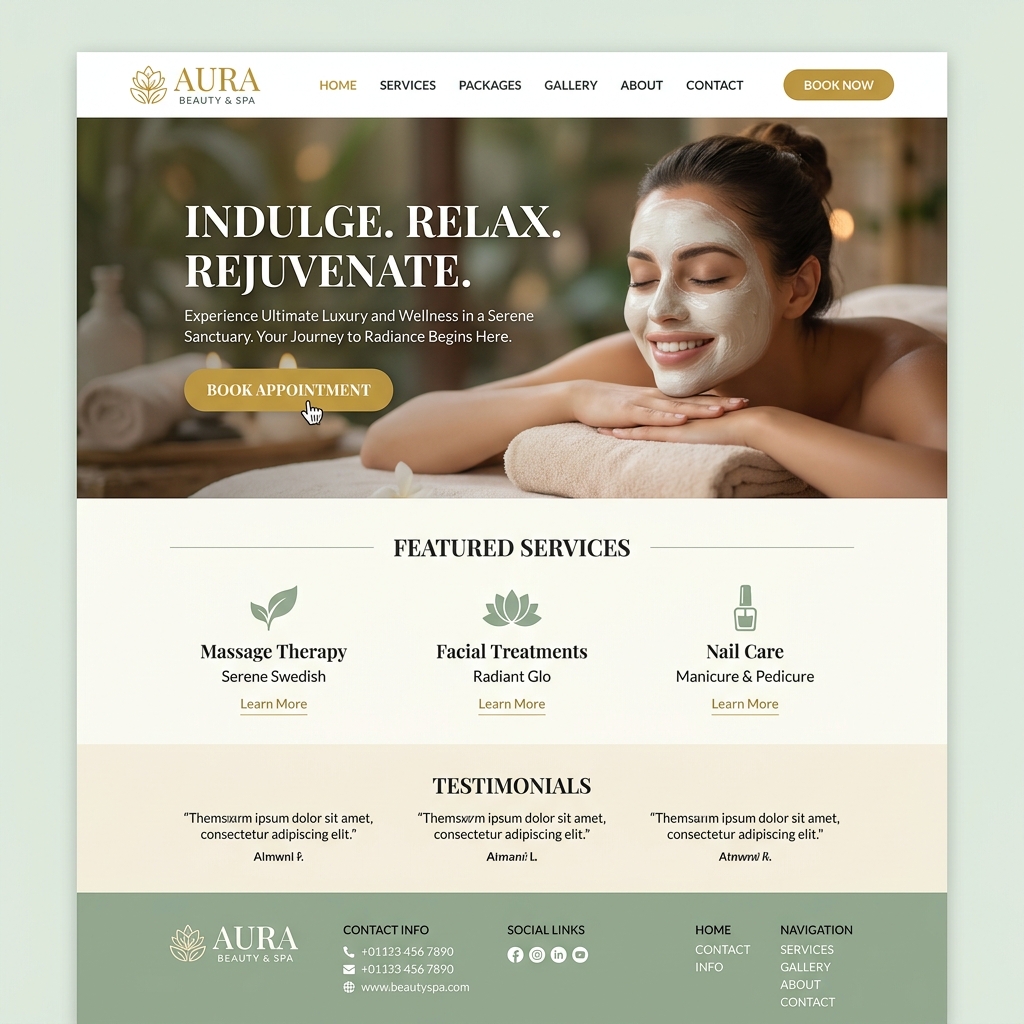 Beauty Salon Mockup
