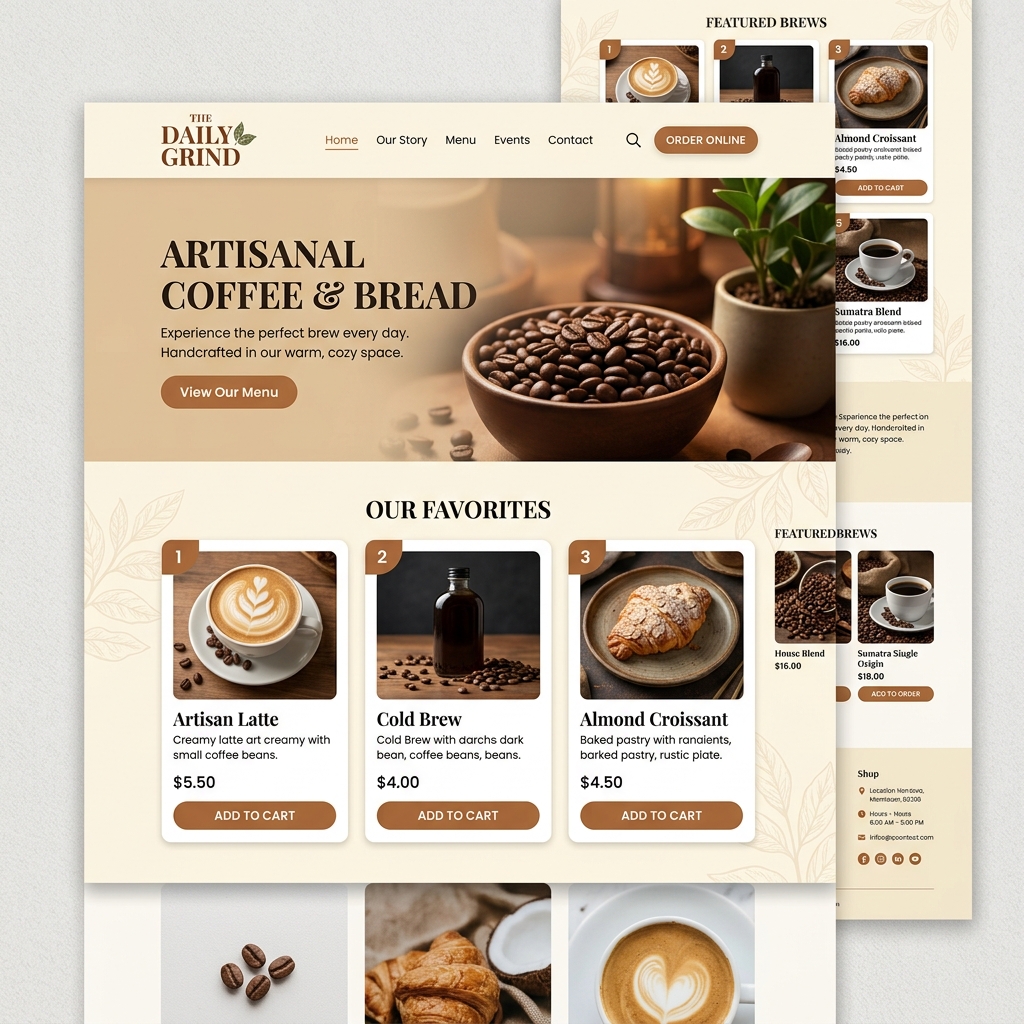 Cafe Shop Mockup