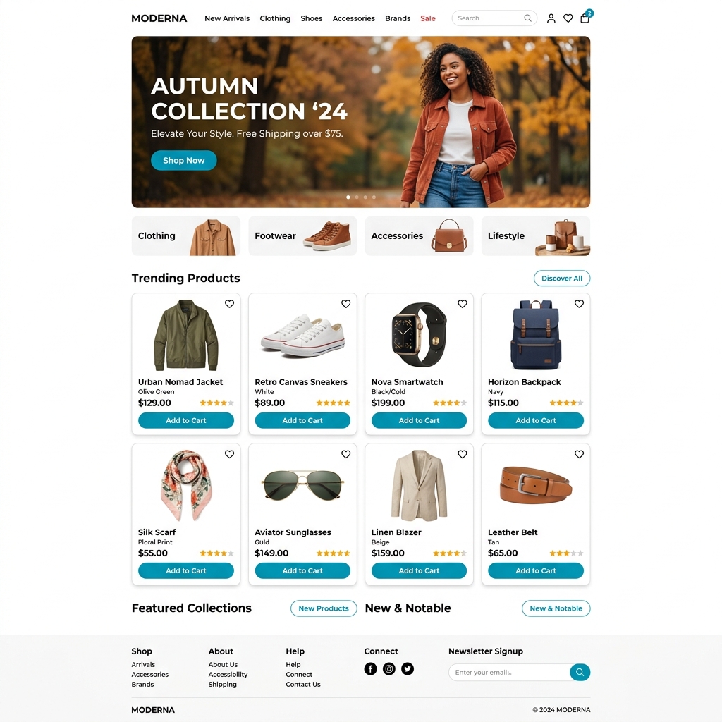 E-commerce Store Mockup