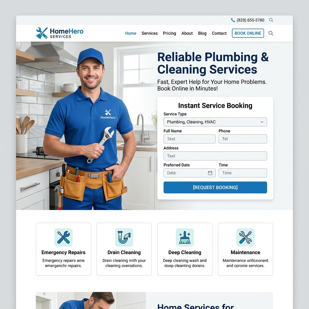 Home Services Mockup