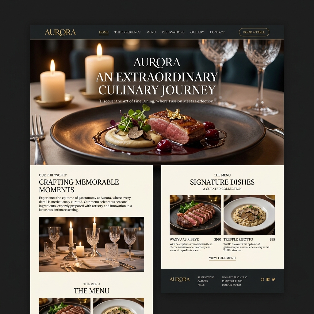 Restaurant Mockup
