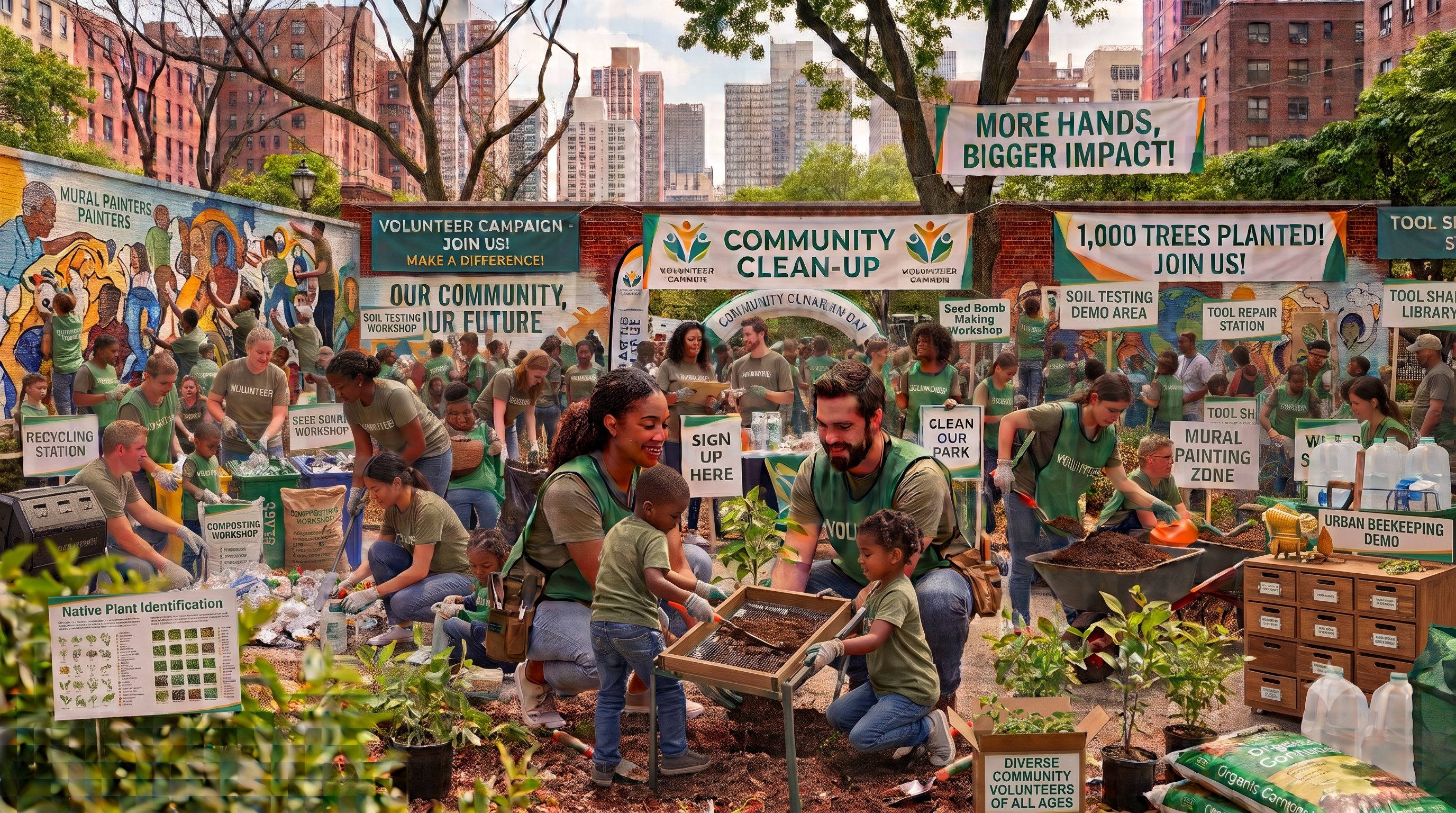 Volunteer campaigns that keep communities engaged