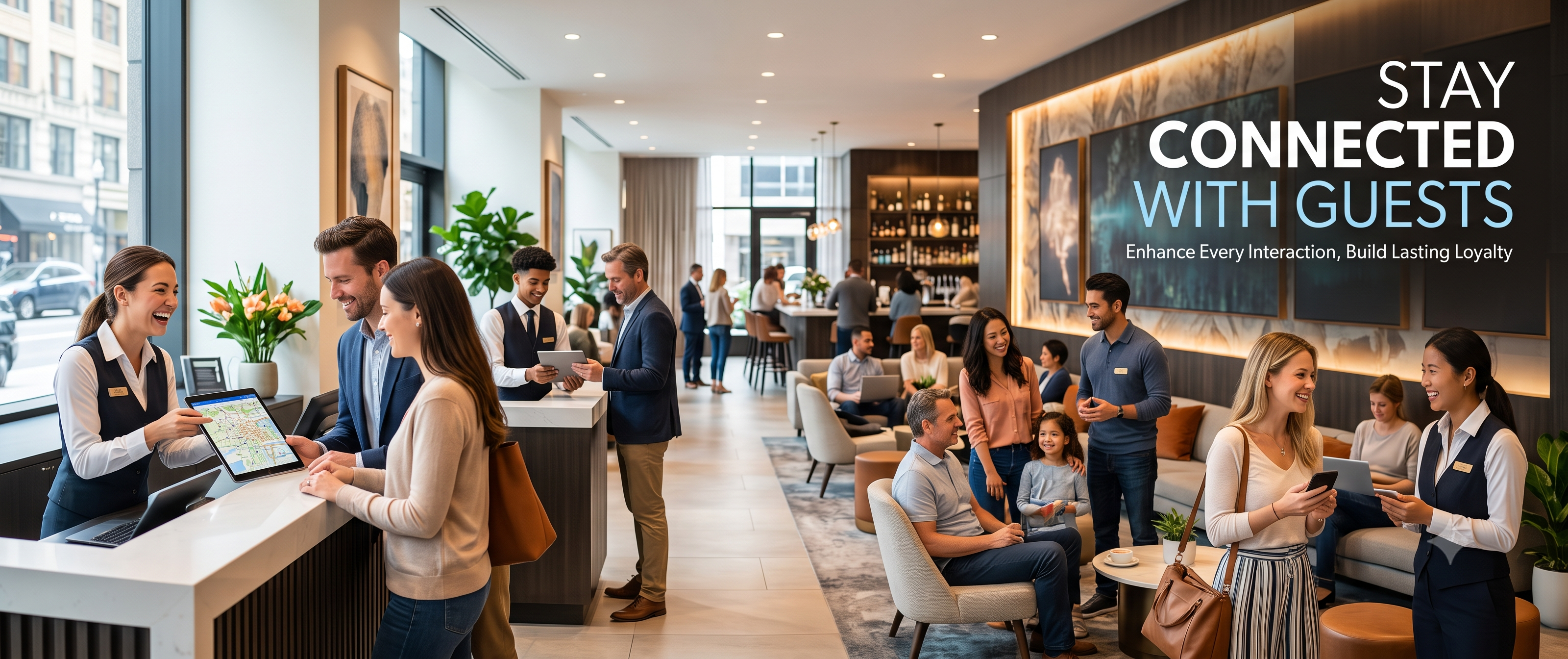 Stay connected with guests