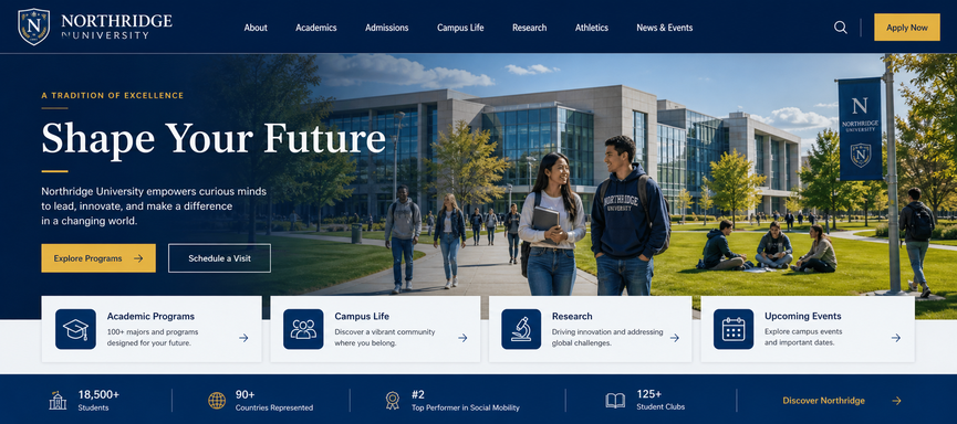 Zoomed education website displayed inside a mobile phone with courses, instructors, learning progress, and enrollment tools