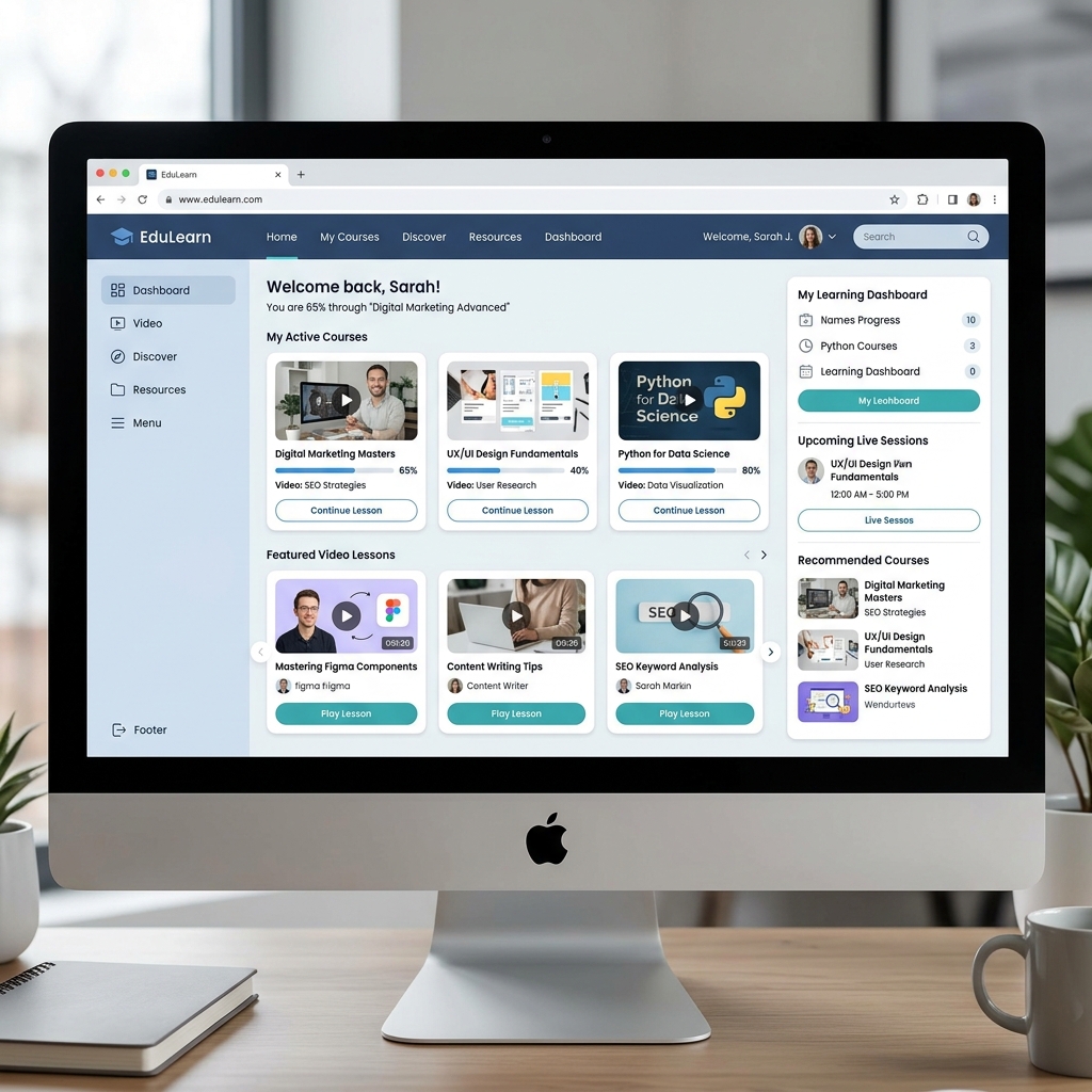 Online education website