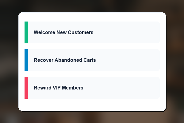 Ready-made automation templates