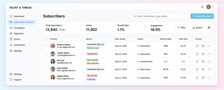 Contact management