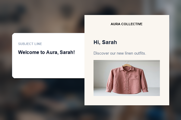 Personalized email experiences