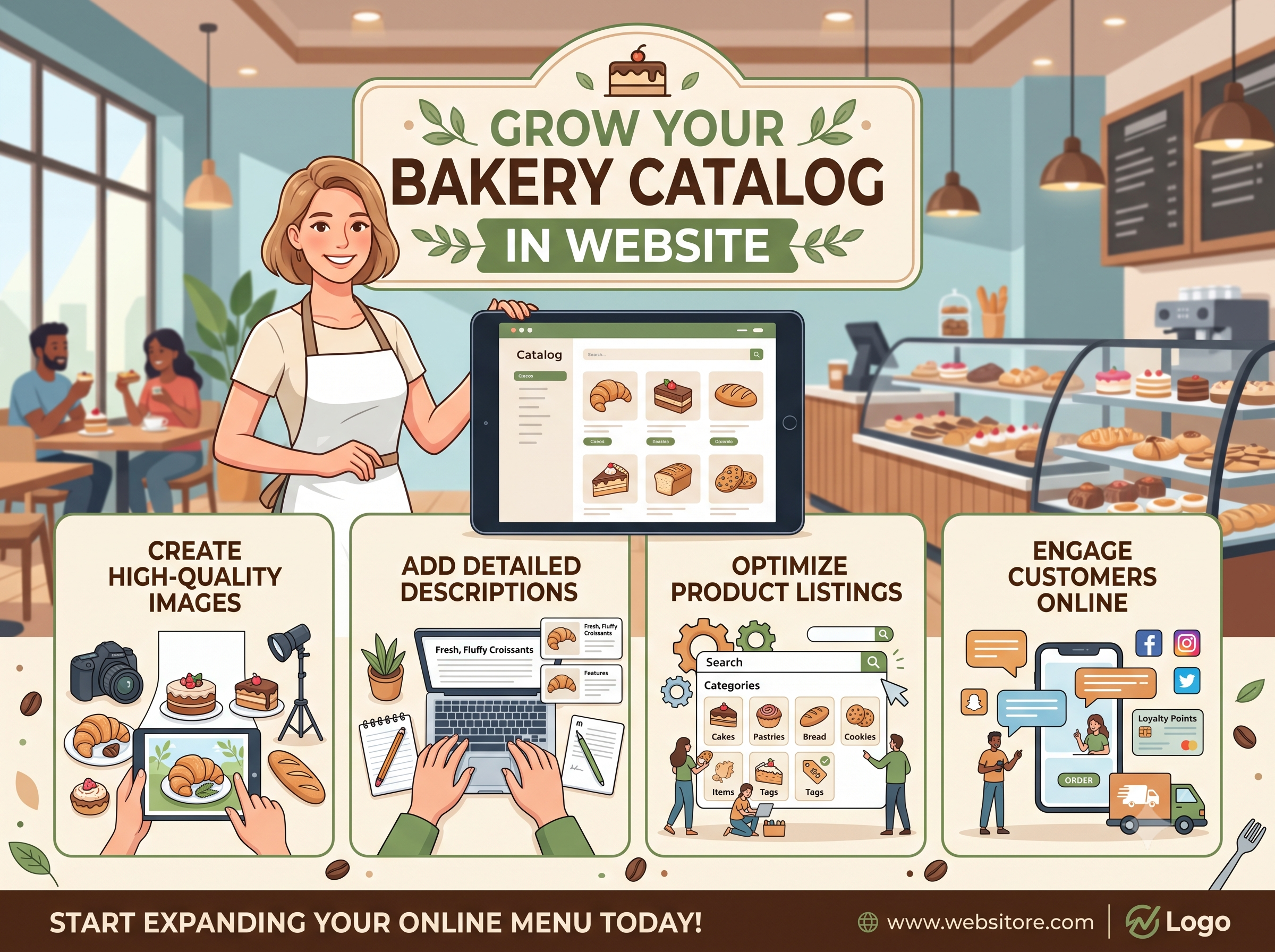 Grow your bakery catalog