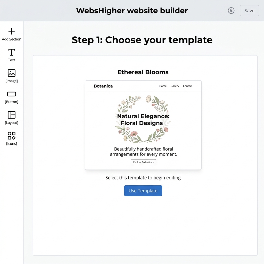 Step 1: Choose Template