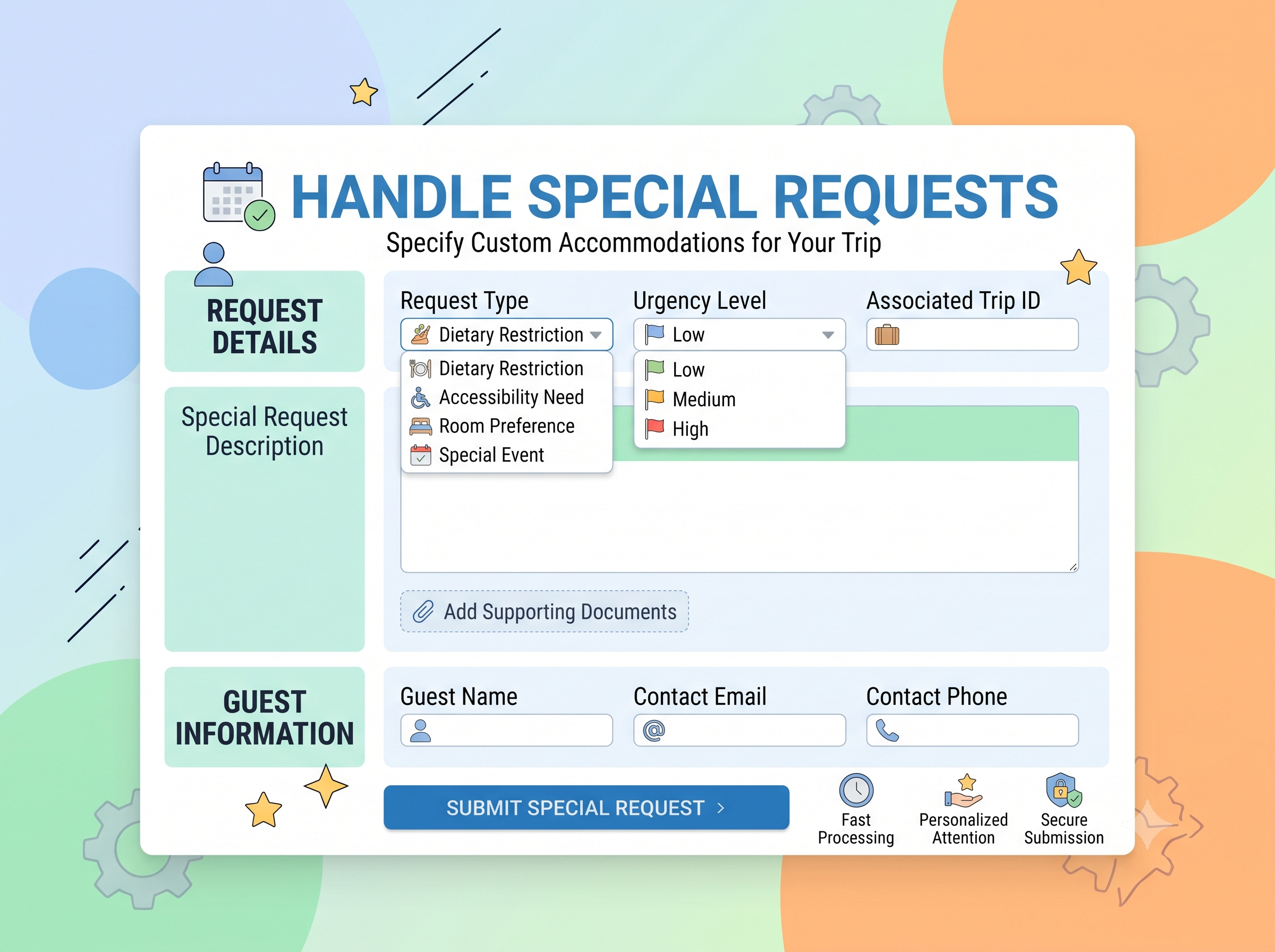 Handle Special Requests