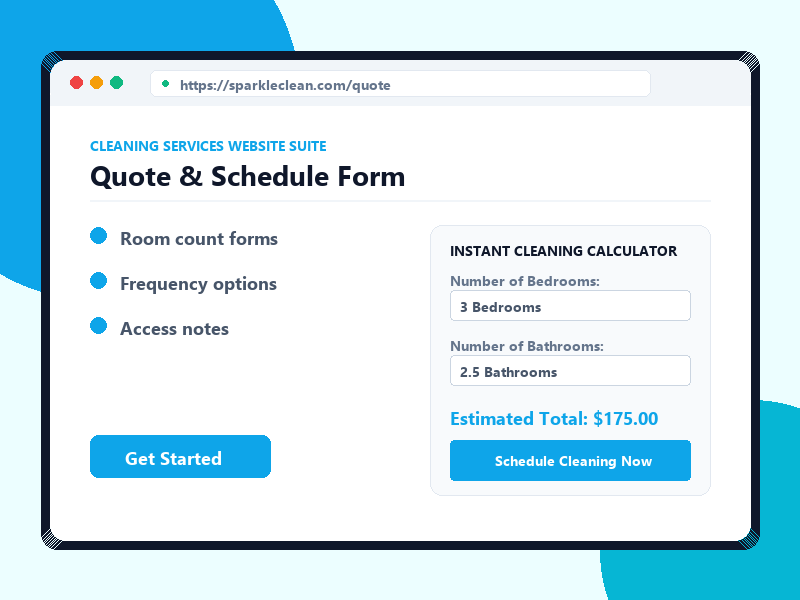Quote and Schedule