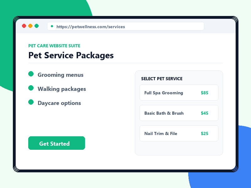 Pet Service Packages