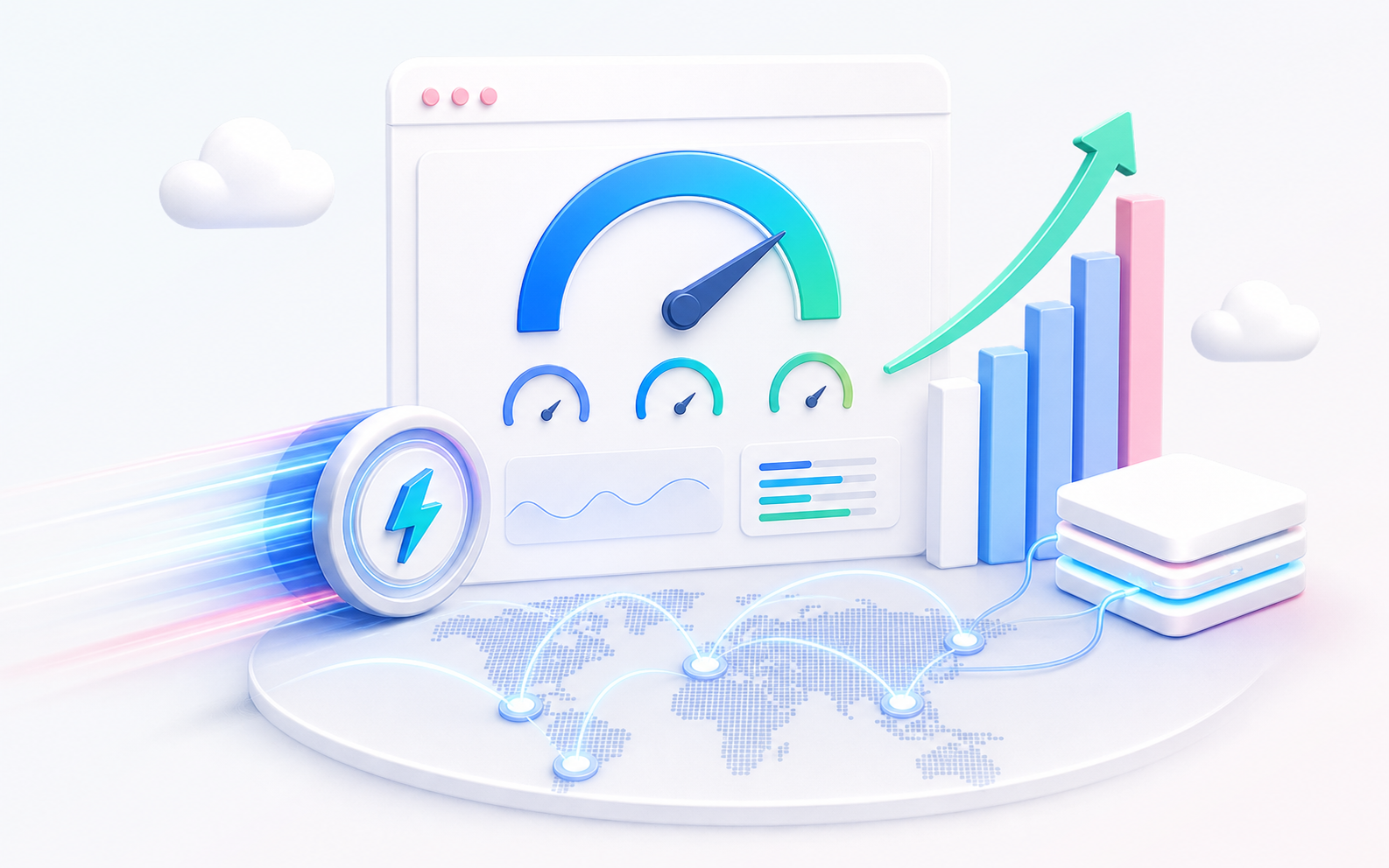 Hosting performance scaling with website traffic