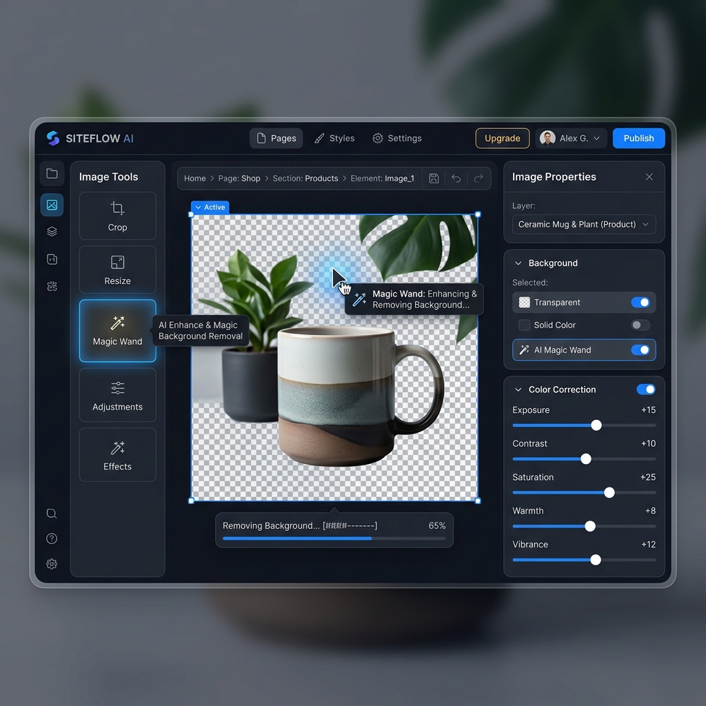 Website image optimization and compression tools
