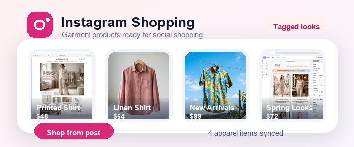 Instagram shopping product tags