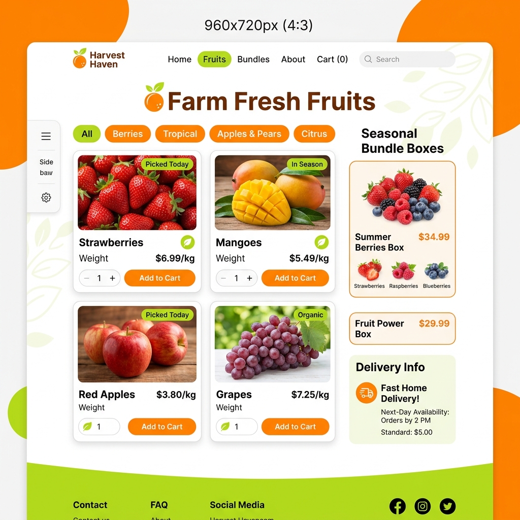 Fresh Product Pages