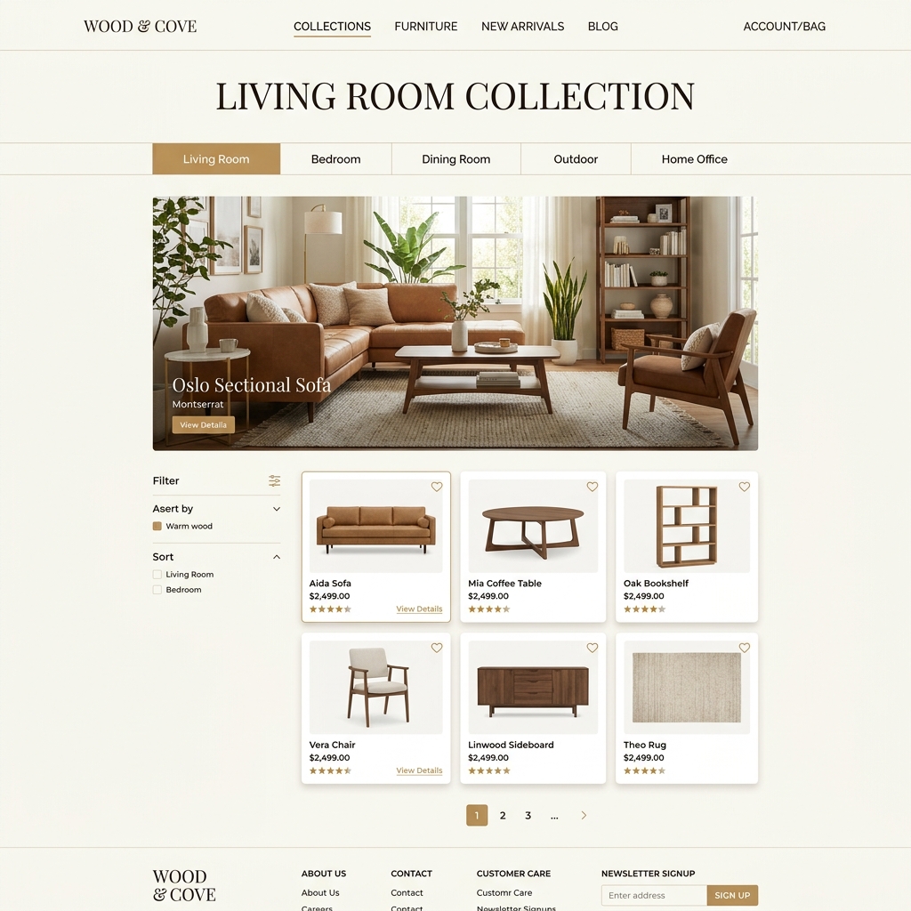 Room Collection Pages