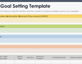 Goal Tracking Forms