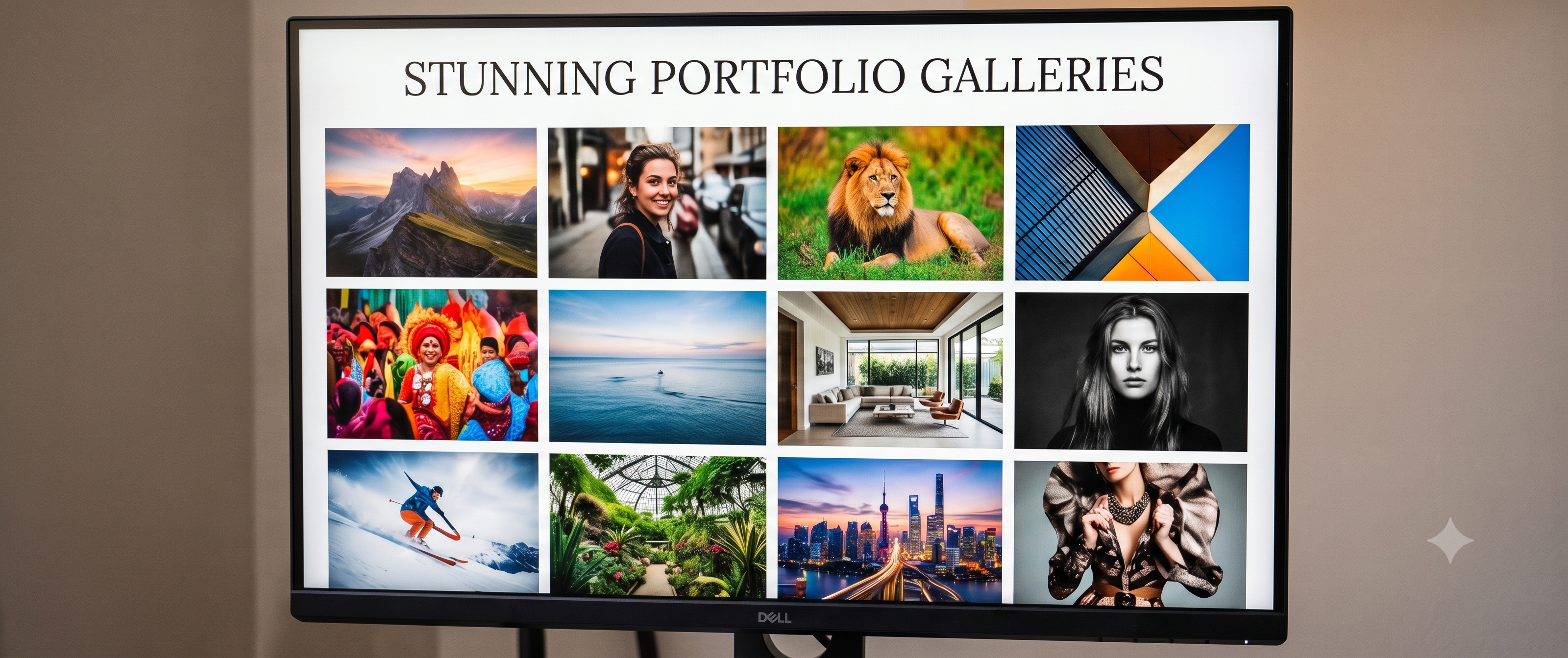 Stunning portfolio galleries