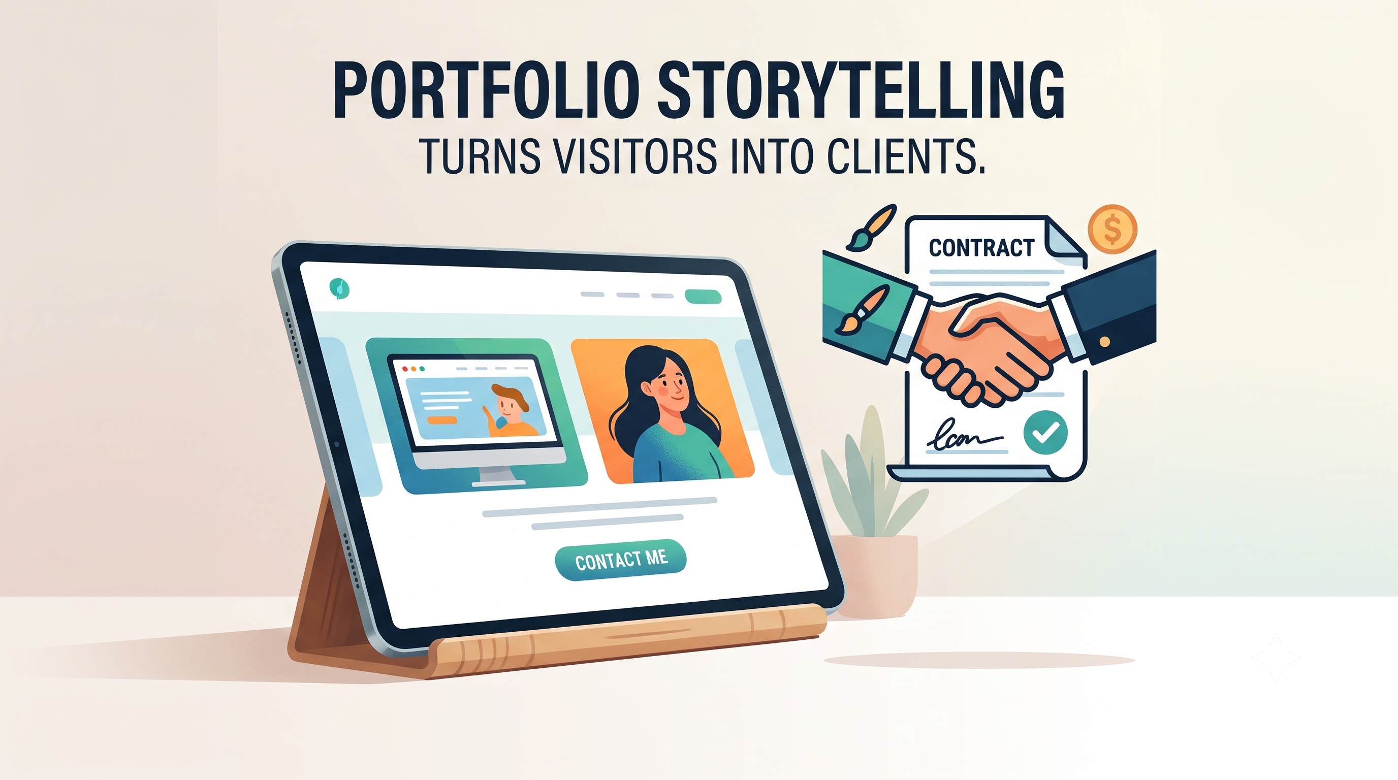 Portfolio storytelling for creative professionals