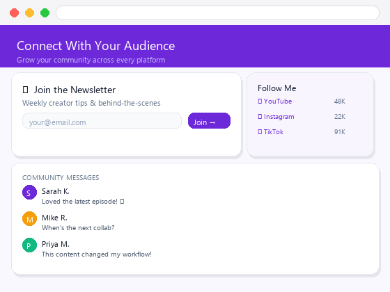 Connect with Followers