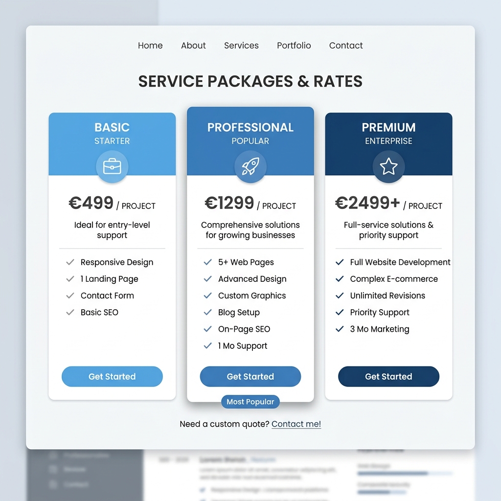 Bill for Freelance Work