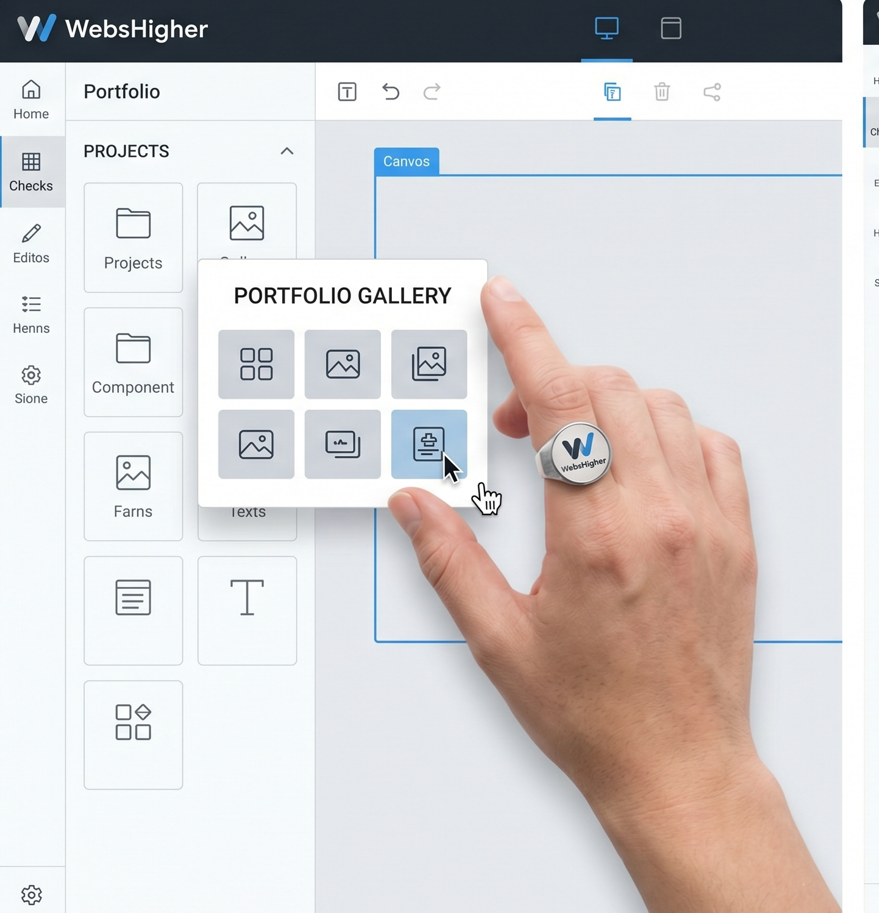Virtual art gallery