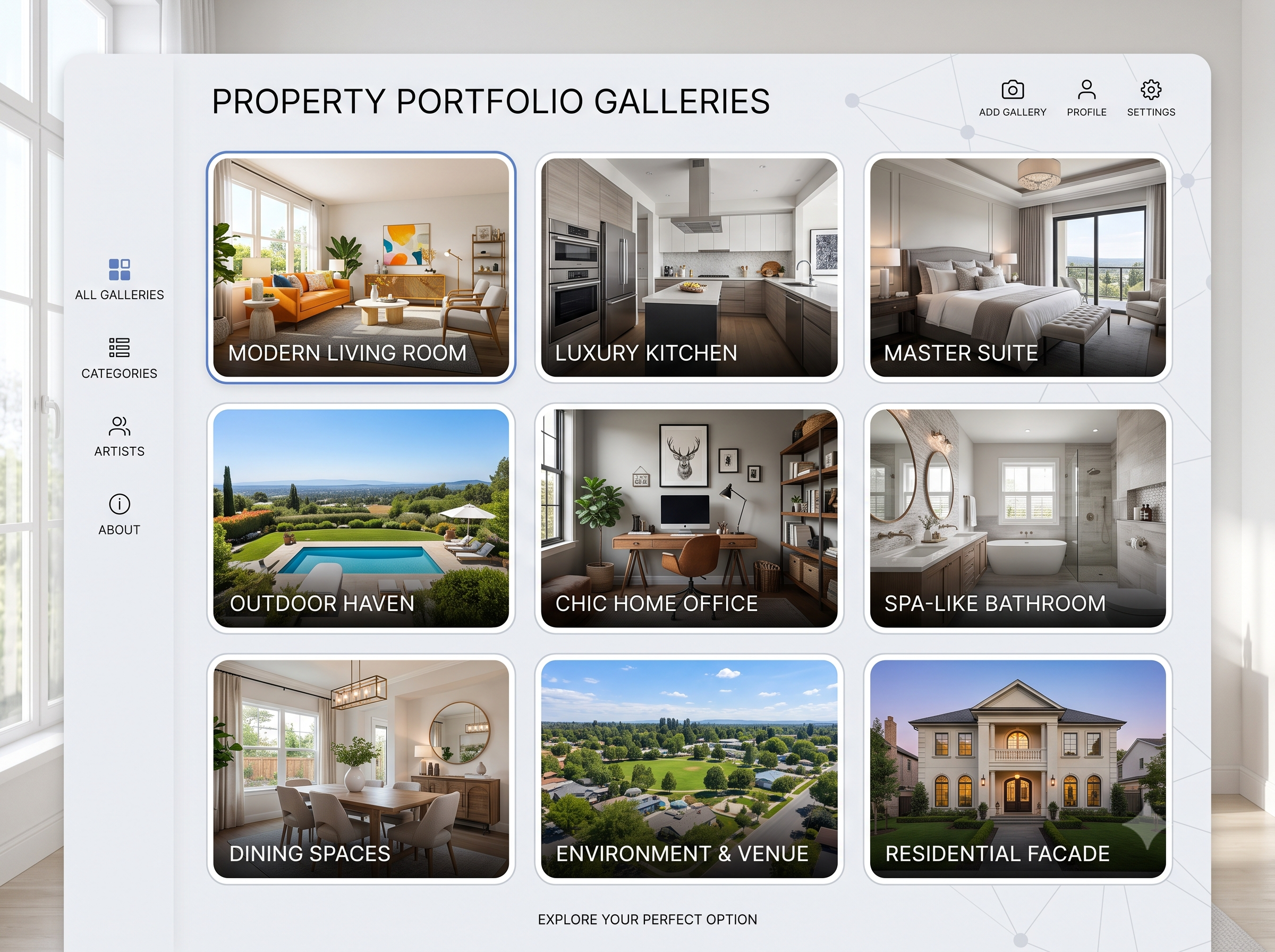Collect property enquiries