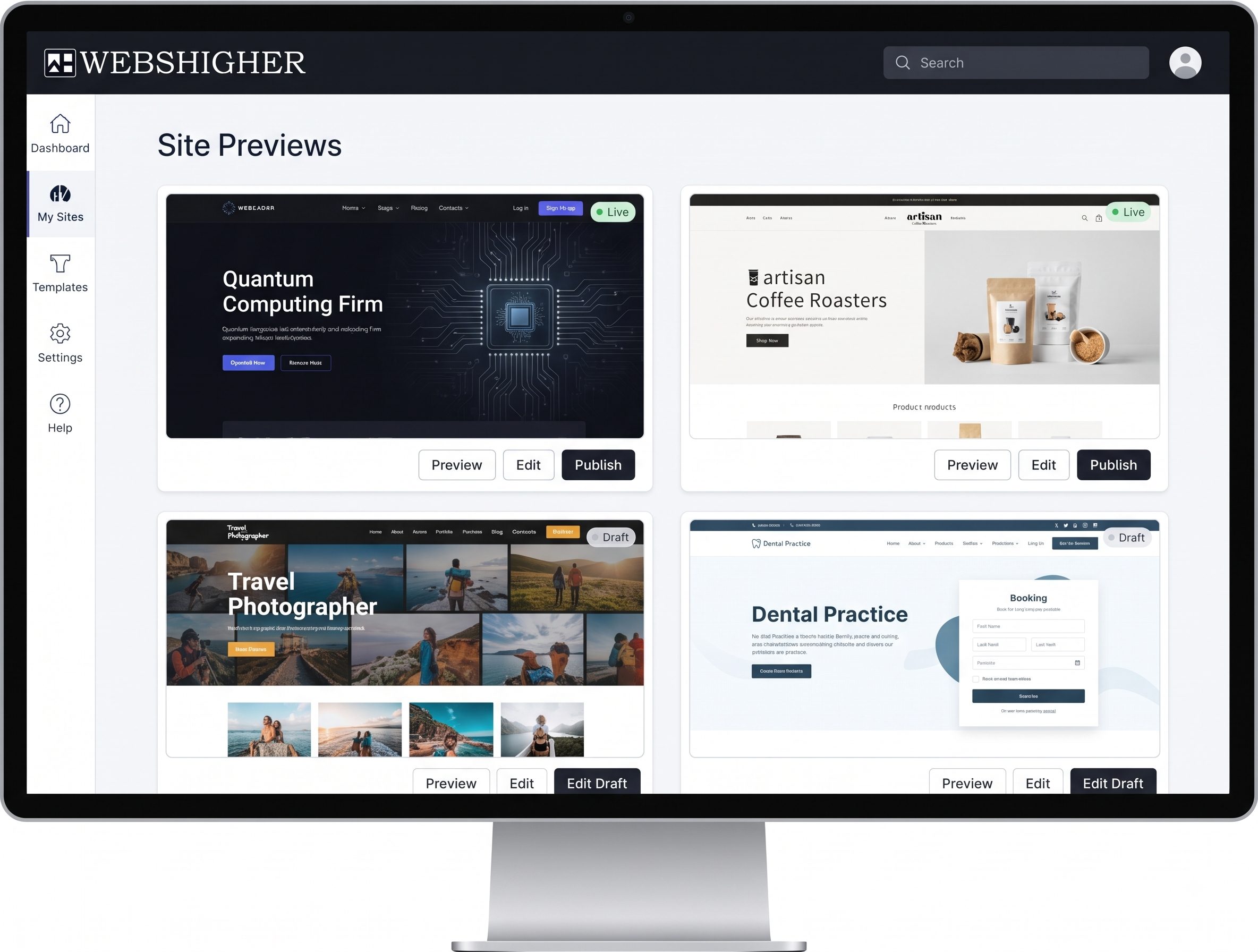 Site Previews