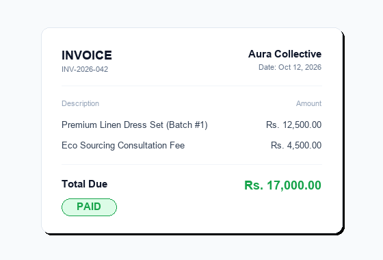 Invoicing