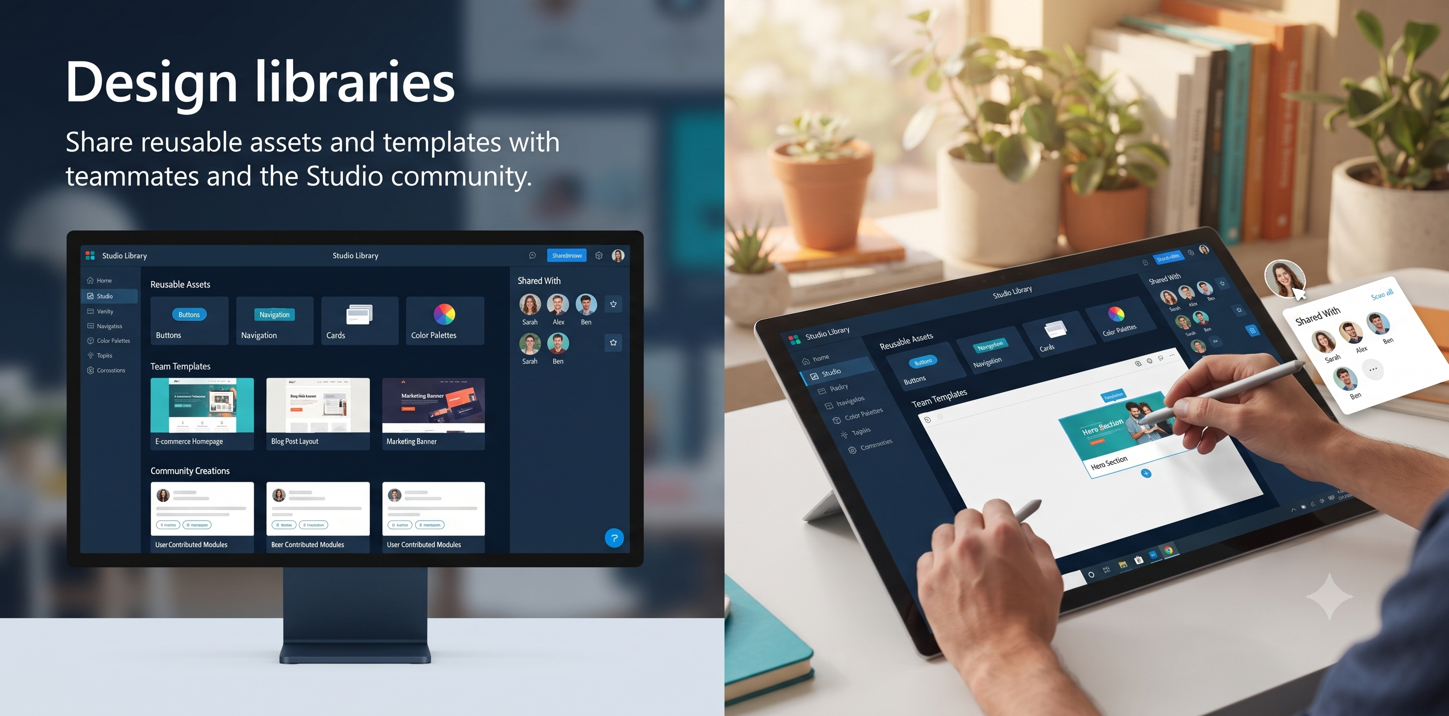 Shared design libraries