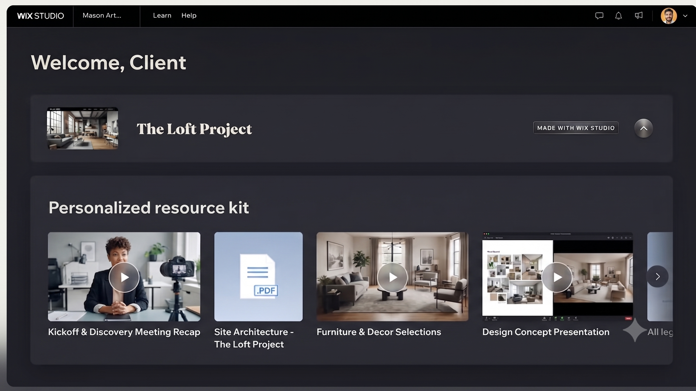 Customizable client handover