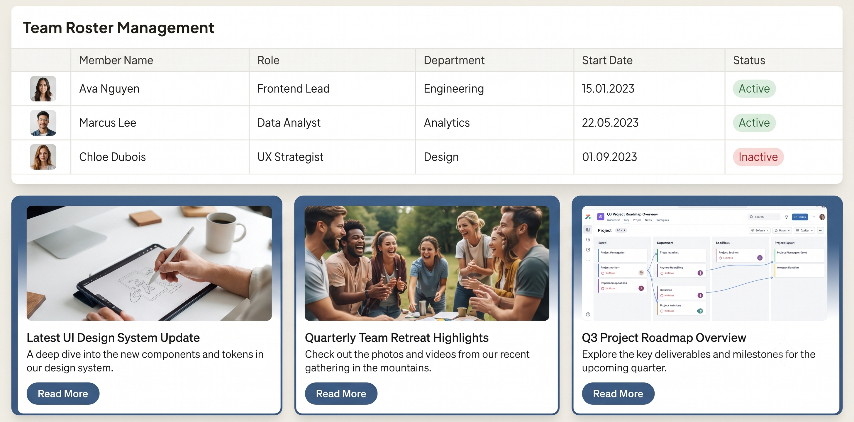 Code-free client content management system