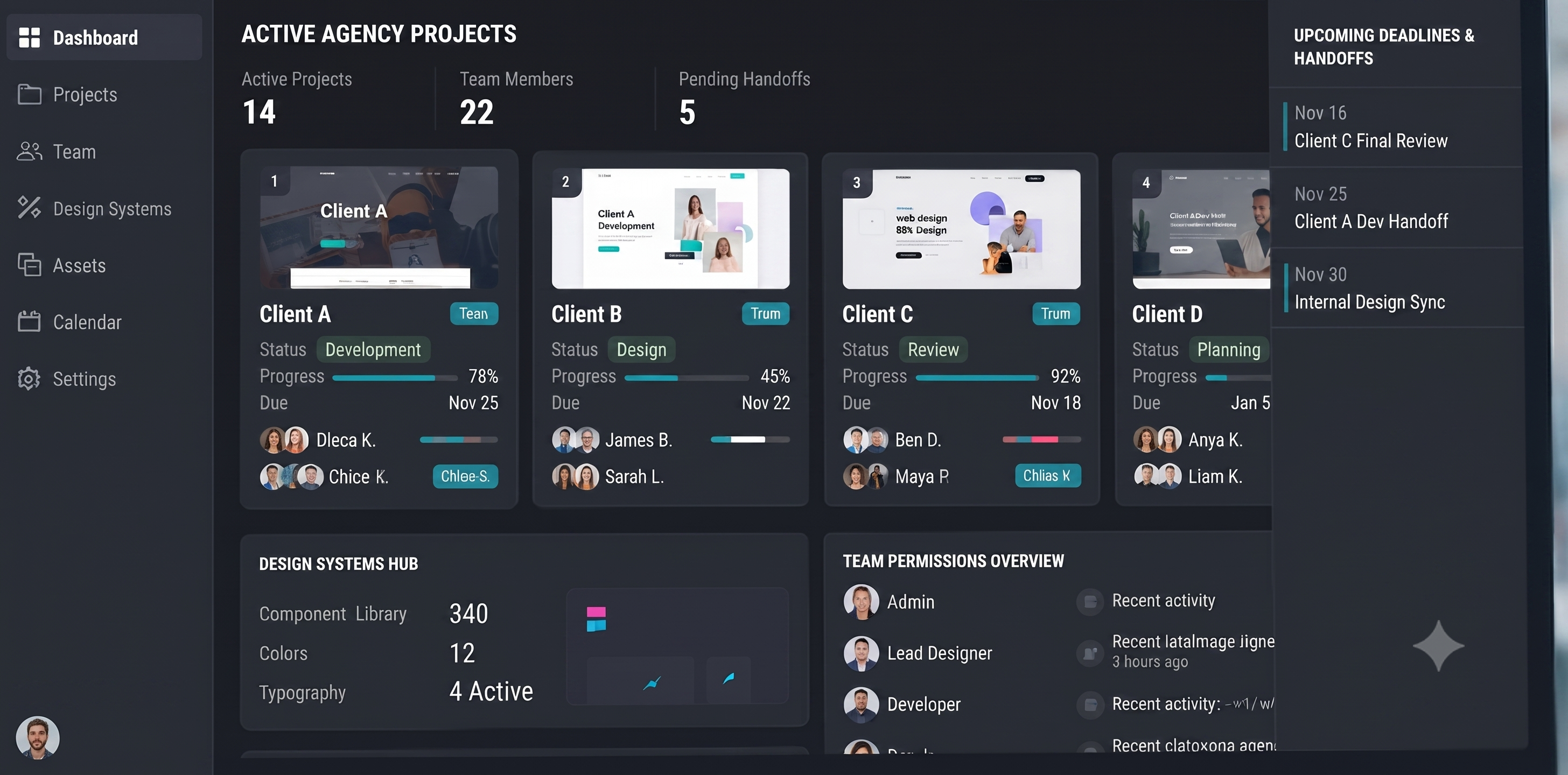Studio workspace for freelancers