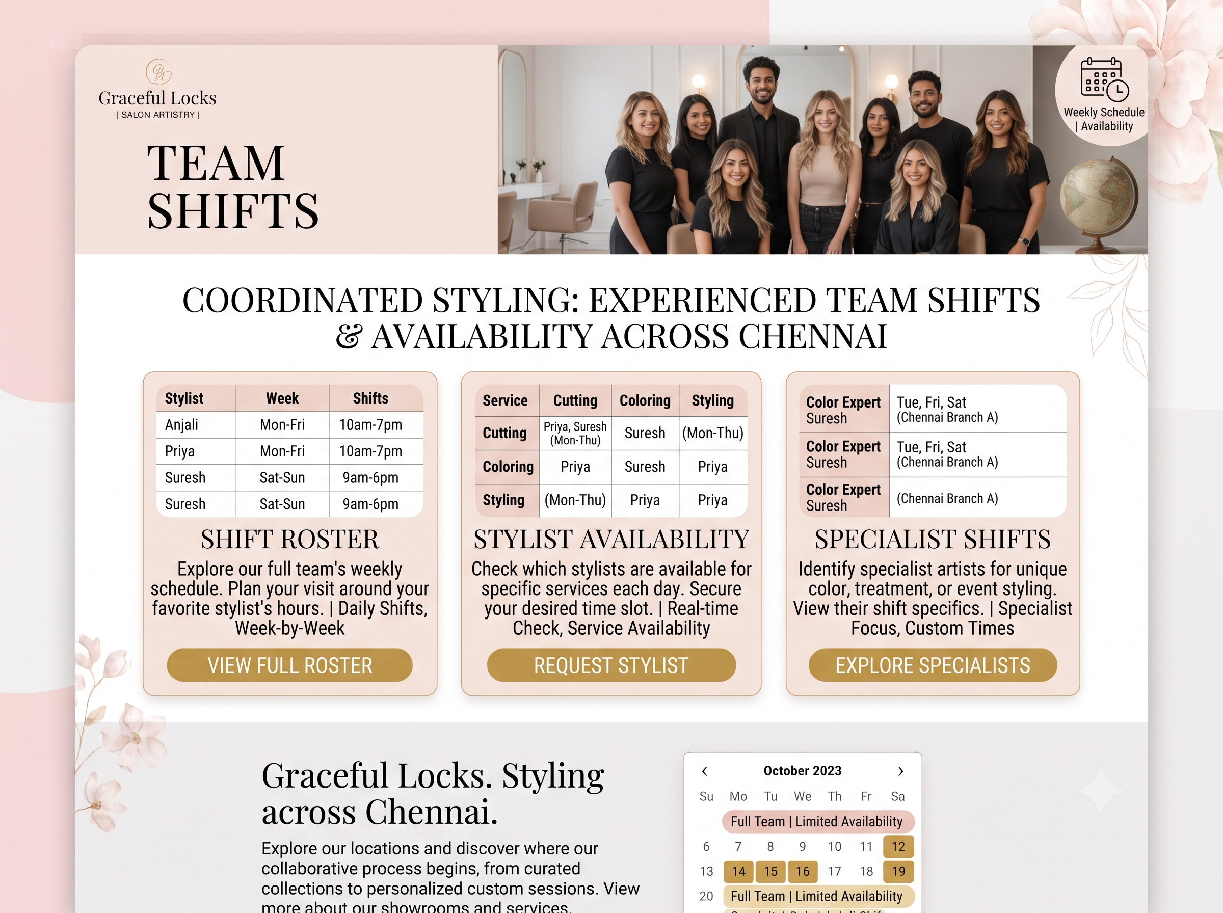 Team Shifts