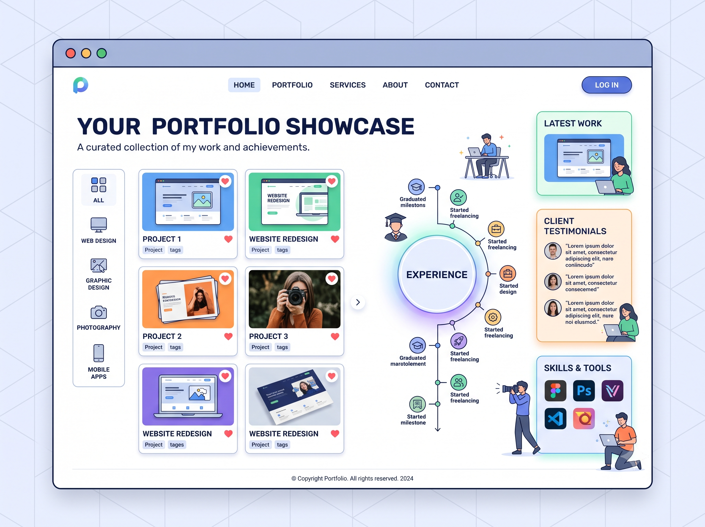 Creative Portfolio Showcase