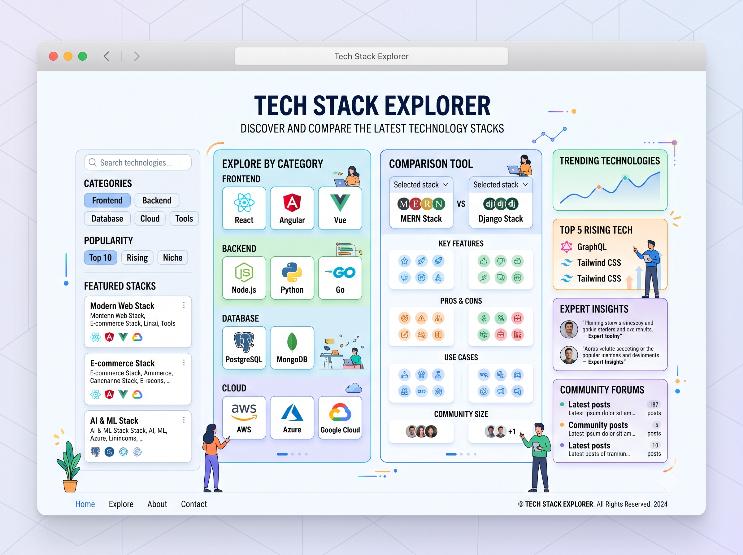 Tech Stack Explorer