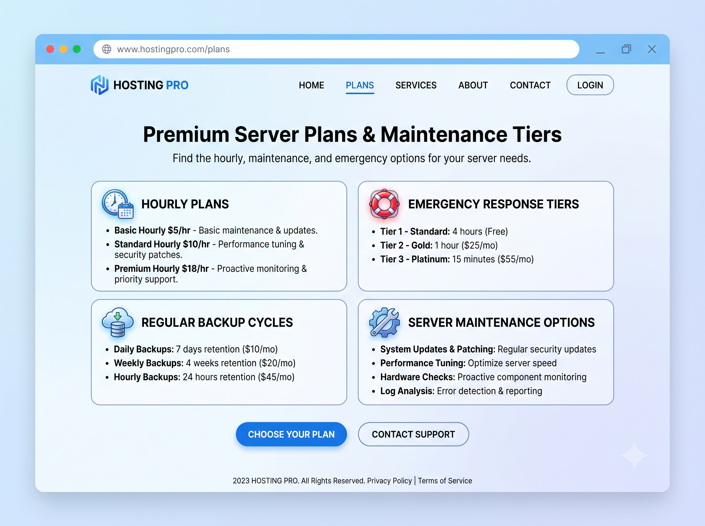 Managed Support Options