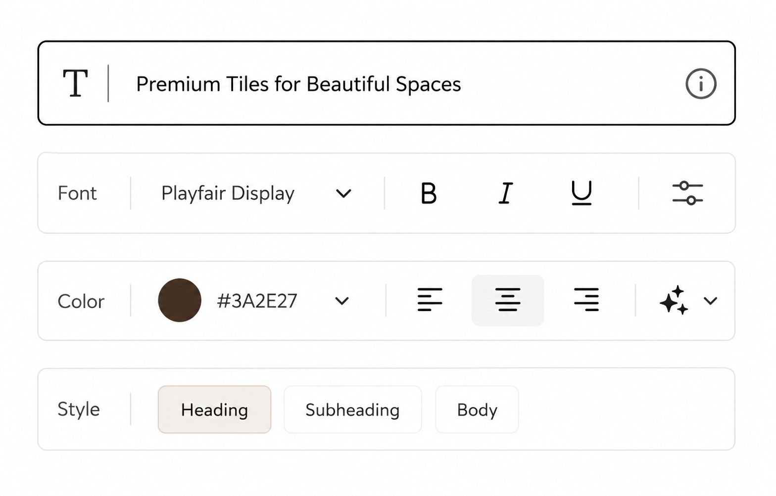 Typography & Theme Details
