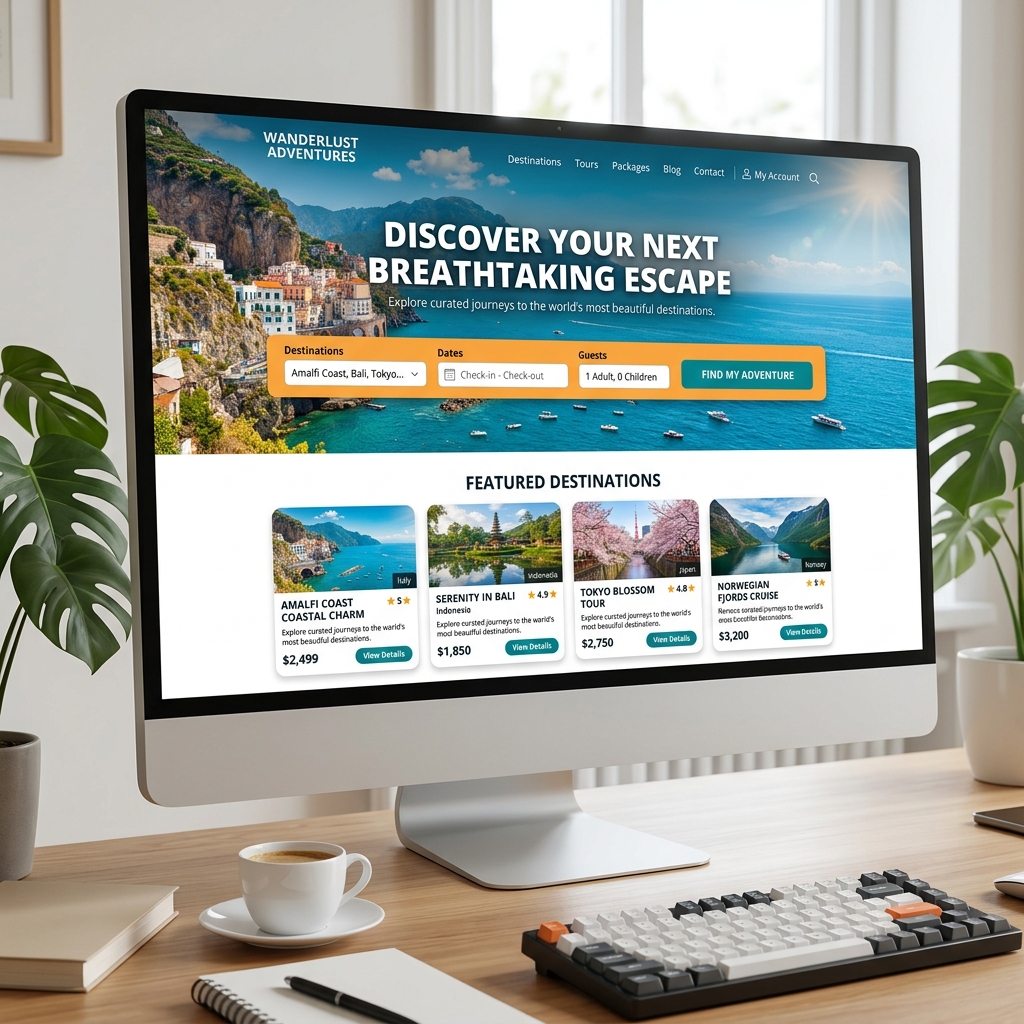 Travel agency website